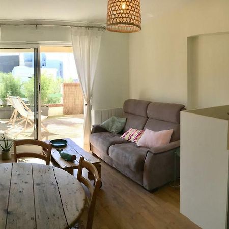 Le Wim'Heureux Terrasse Lägenhet Wimereux Exteriör bild